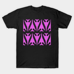 Rockwell B-1 Lancer - Pink & Black Pattern Design T-Shirt